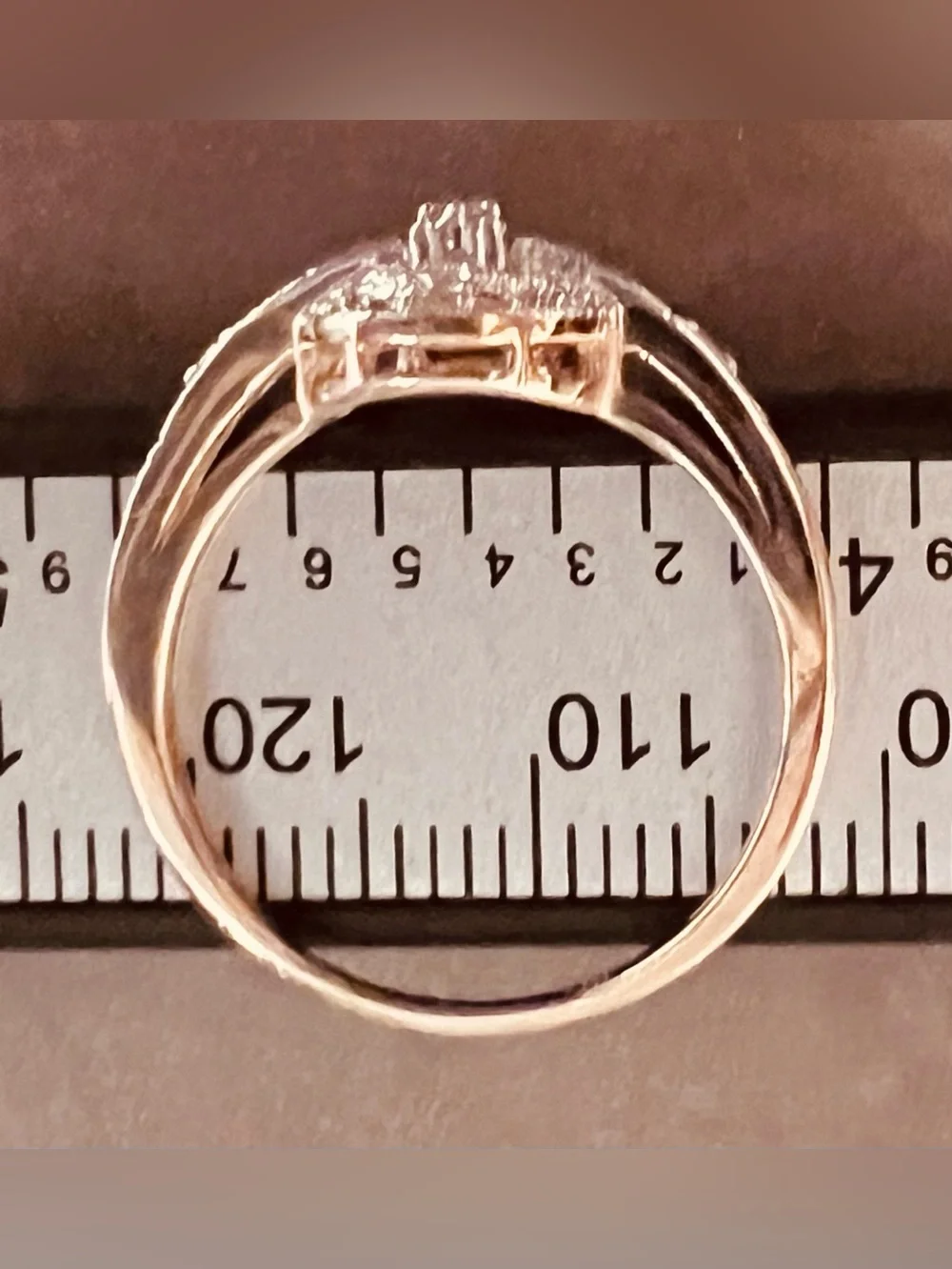 ✨Beautiful Diamond Ring NEW 10K Yellow Gold Cocktail Engagement Wedding Women’s